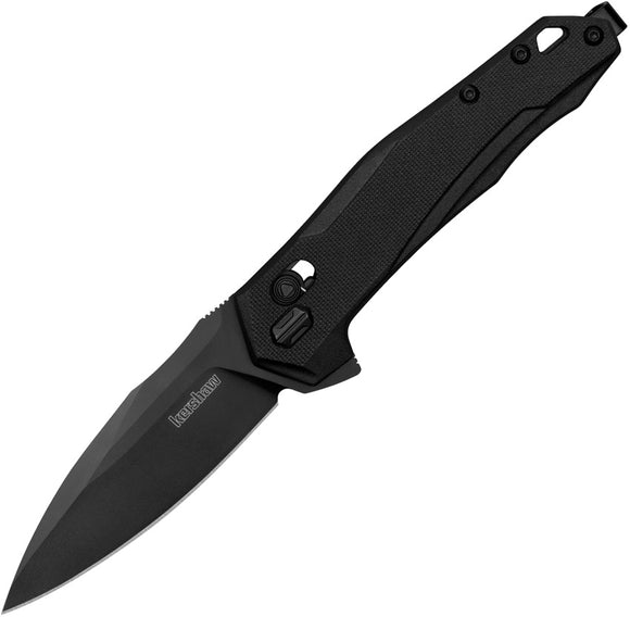 Kershaw Monitor DuraLock Black GFN Folding D2 Steel Spear Pt Pocket Knife 2041