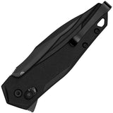 Kershaw Monitor DuraLock Black GFN Folding D2 Steel Spear Pt Pocket Knife 2041