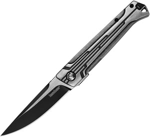 Kershaw Noventa Framelock Black & Gray Stainless Folding D2 Steel Knife 2060