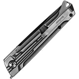 Kershaw Noventa Framelock Black & Gray Stainless Folding D2 Steel Knife 2060