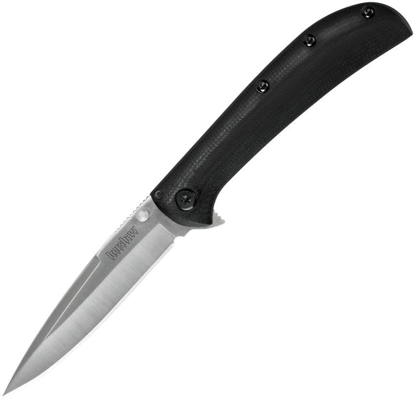 Kershaw AM-3 Framelock A/O Blade Al Mar Knives Black Handle Follding Knife 2335