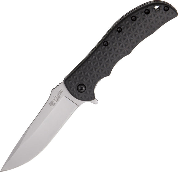 Kershaw RJ Martin Volt II Linerlock A/O Drop Pt Blade Black Folding Knife 3650