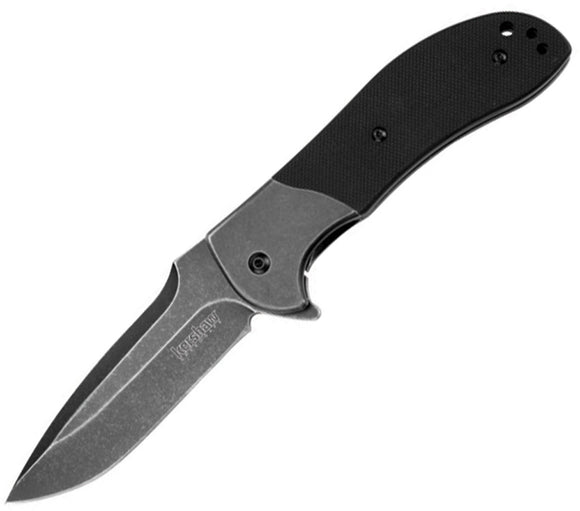Kershaw Scrambler RJ Martin A/O Blackwash Blade Black G-10 Folding Knife 3890BW