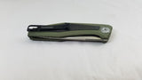 Kershaw Green Atmos Linerlock Carbon Fiber Folding Knife 4037ol