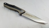 Kershaw Tan Atmos Linerlock Carbon Fiber Folding Knife 4037tan