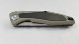 Kershaw Tan Atmos Linerlock Carbon Fiber Folding Knife 4037tan