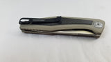 Kershaw Tan Atmos Linerlock Carbon Fiber Folding Knife 4037tan