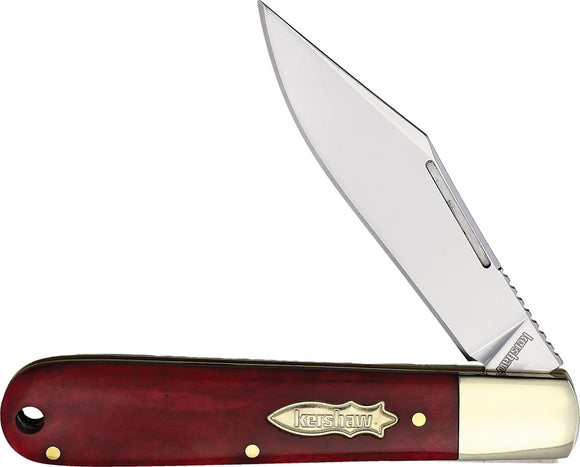 Kershaw Culpepper Slip Joint Red Bone Folding D2 Steel Pocket Knife 4383RB