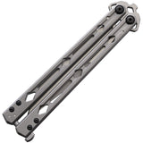 Kershaw Lucha Balisong Bead Blast Stainless CPM-20CV Butterfly Knife 515020CV