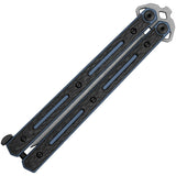 Kershaw Lucha Balisong Blue Titanium & Carbon Fiber 20CV Butterfly Knife 5150CF