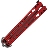 Kershaw Lucha Balisong Red Stainless 14C28N Clip Point Butterfly Knife 5150RDBW