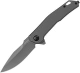 Kershaw Helitack Framelock A/O Gray Stainless Steel Folding 8Cr13MoV Knife 5570