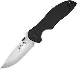 Kershaw Emerson Wave CQC-6K Framelock D2 Tool Steel Black Folding Knife 6034D2