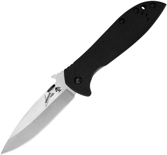 Kershaw Emerson CQC-4KXL Framelock Black Folding Knife EDC 6055