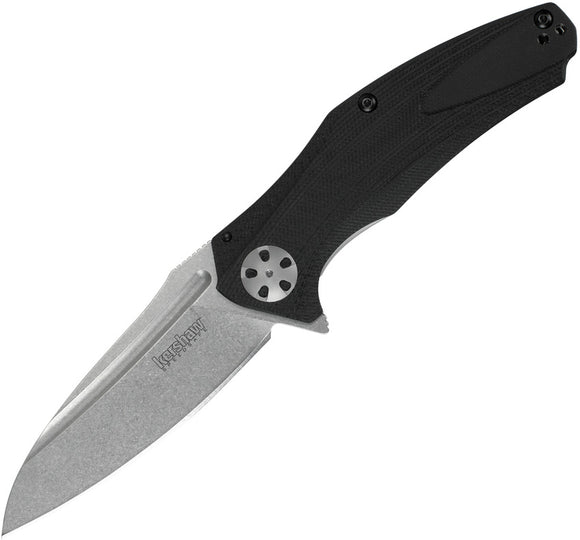 Kershaw Natrix Framelock A/O Wharncliffe Blade Black Handle Folding Knife - 7007