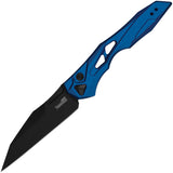 Kershaw Automatic Launch 13 Knife Button Lock Blue Aluminum CPM-154 Blade 7650BLU