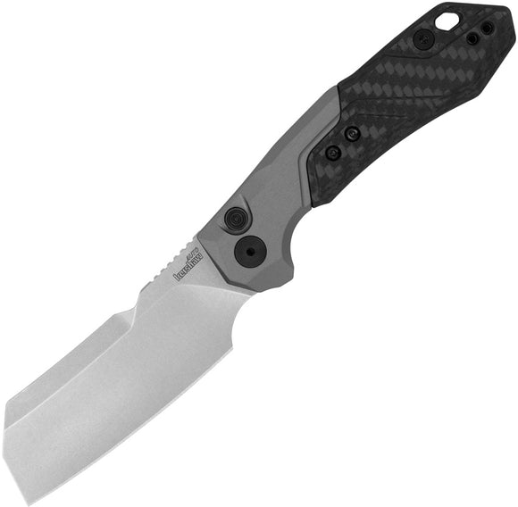 Kershaw Automatic Launch 14 Knife Button Lock Gray Aluminum & Carbon Fiber SW CPM-154 Blade 7850SW