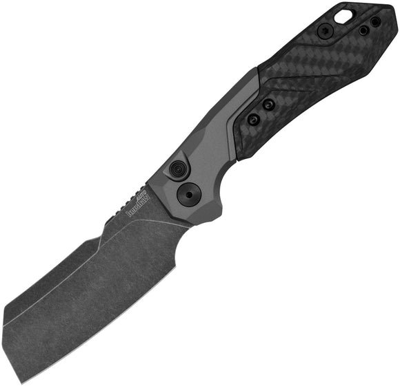 Kershaw Automatic Launch 14  Knife Button Lock Gray Aluminum & Carbon Fiber  CPM-154 Blade 7850
