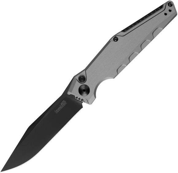 Kershaw Automatic Launch 7  Knife Button Lock Gray Aluminum  CPM-154 Stainless Blade 7900GRYBLK
