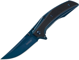 Kershaw Outright Framelock A/O Blue PVD 8Cr13MoV Stainless G10 Handle Knife 8320