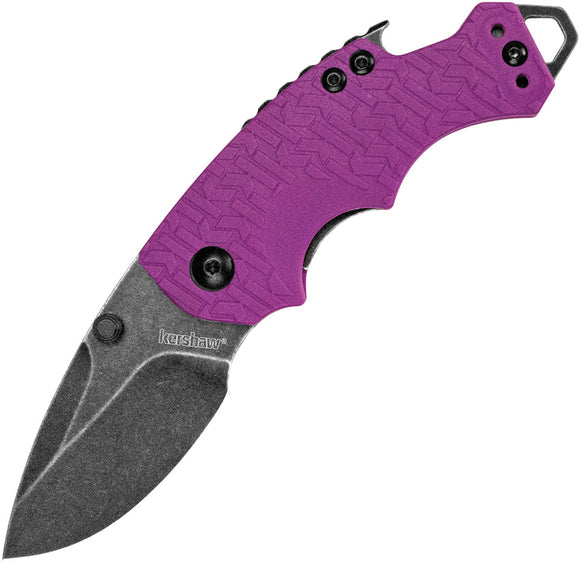 Kershaw Purple Shuffle w/ Blackwash Blade Linerlock Folding Knife 8700PURBW