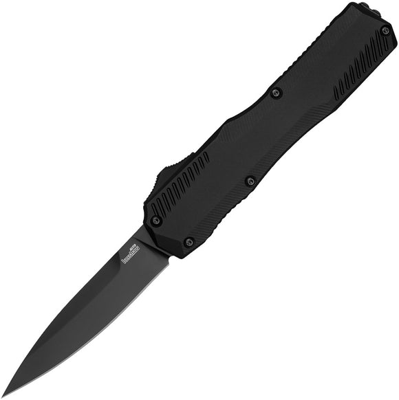 Kershaw Automatic Livewire Knife OTF Blackout Aluminum CPM-MagnaCut Blade 9000BLK
