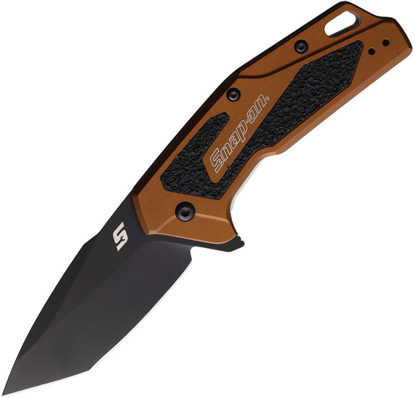 Kershaw Snap-On Gasket Linerlock A/O Bronze Aluminum Folding N690 Knife SO86BRNZ