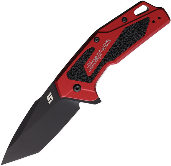 Kershaw Snap-On Gasket Linerlock A/O Red Aluminum Folding N690 Knife SO86RD