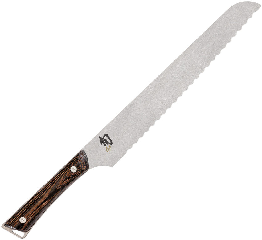 Shun Kanso Kitchen Bread AUS-10A Stainless Fixed Blade Knife 