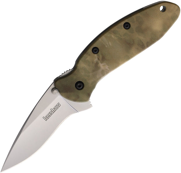 Kershaw Scallion Linerlock A/O Factory Second Camo Folding Pocket Knife X1620CB