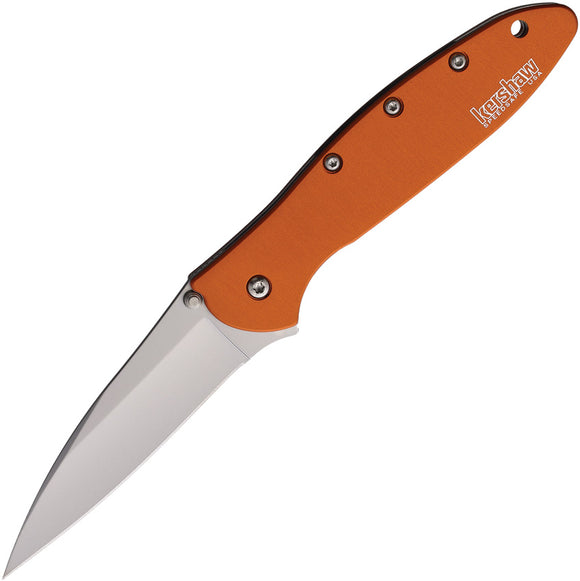 Kershaw Leek Linerlock A/O Factory Second Orange Folding Pocket Knife X1660ORB