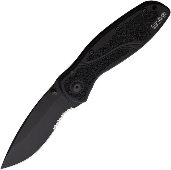 Kershaw Blur Linerlock A/O Factory Second Black Folding Pocket Knife X1670BLKSTB
