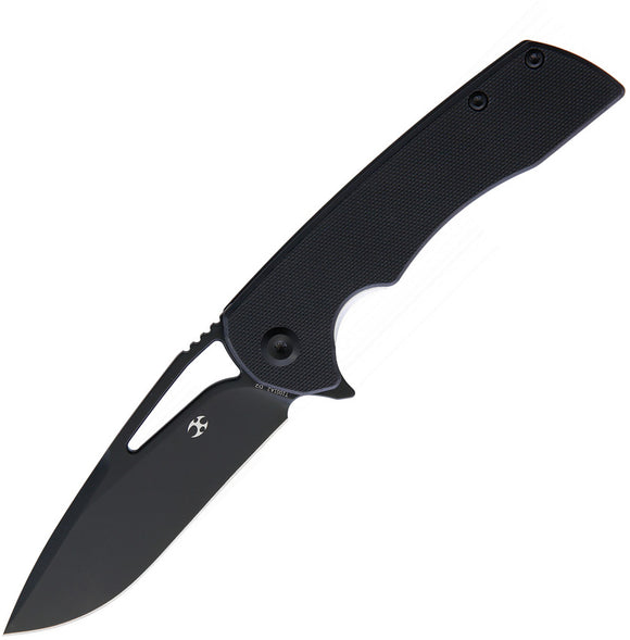 Kansept Knives Kryo Framelock Black G10 Folding Knife 1001a2