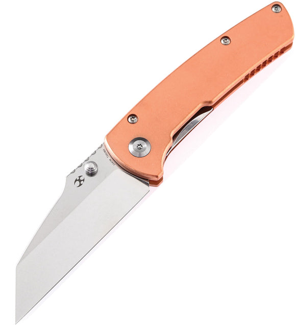 Kansept Knives Main Street Linerlock Copper Folding 154CM Stainless Knife 1015B5