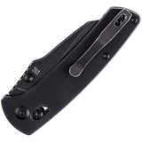 Kansept Knives Main Street Crossbar Lock Black G10 Folding 154CM Knife T1015V1