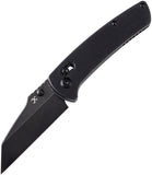 Kansept Knives Main Street Crossbar Lock Black G10 Folding 154CM Knife T1015V1