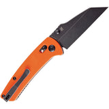 Kansept Knives Main Street Crossbar Lock Orange G10 Folding 154CM Knife T1015V2