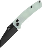 Kansept Knives Main Street Crossbar Lock Jade G10 Folding 154CM Knife T1015V7