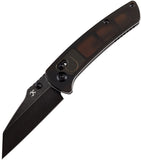 Kansept Knives Main Street Crossbar Lock Brown Acrylic Folding 154CM Knife T1015V8