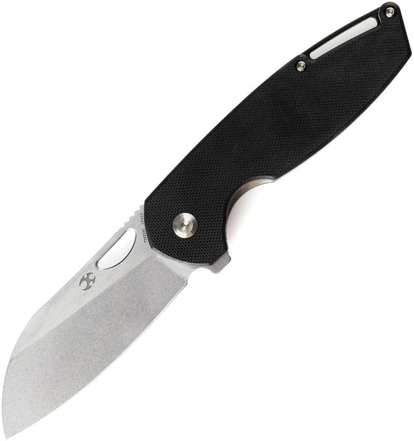 Kansept Knives Model 6 Linerlock Black G10 Folding 154CM Pocket Knife T1022A1