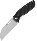 Kansept Knives Convict Linerlock Carbon Fiber Folding 154CM Pocket Knife T1023A2