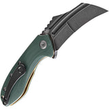 Kansept Knives KTC3 Pocket Knife Linerlock Green G10 Folding 154CM Blade 1031A2