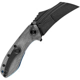 Kansept Knives KTC3 Pocket Knife Linerlock Black Micarta Folding 154CM 1031B1