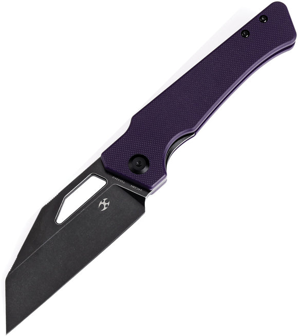 Kansept Knives Egress Linerlock Purple G10 Folding 14C28N Pocket Knife T1033A3