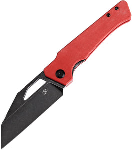 Kansept Knives Egress Linerlock Red G10 Folding 14C28N Pocket Knife T1033A5