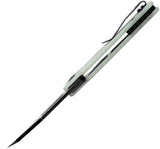 Kansept Knives Egress Linerlock Jade G10 Folding 14C28N Pocket Knife T1033A6