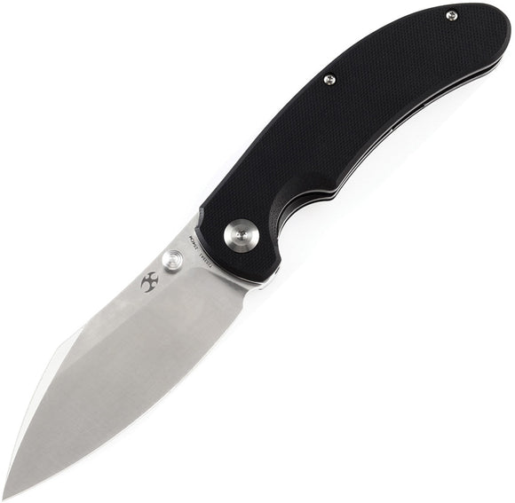 Kansept Knives Nesstreet Linerlock Black G10 Folding 154CM Pocket Knife T1039A1