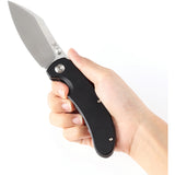 Kansept Knives Nesstreet Linerlock Black G10 Folding 154CM Pocket Knife T1039A1