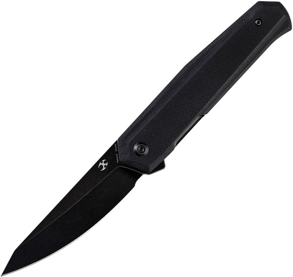 Kansept Knives Integra Linerlock Black G10 Folding 154CM Pocket Knife T1042A2