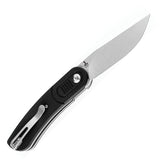 Kansept Knives Reverie Pocket Knife Linerlock Black G10 Folding 154CM T2025A1